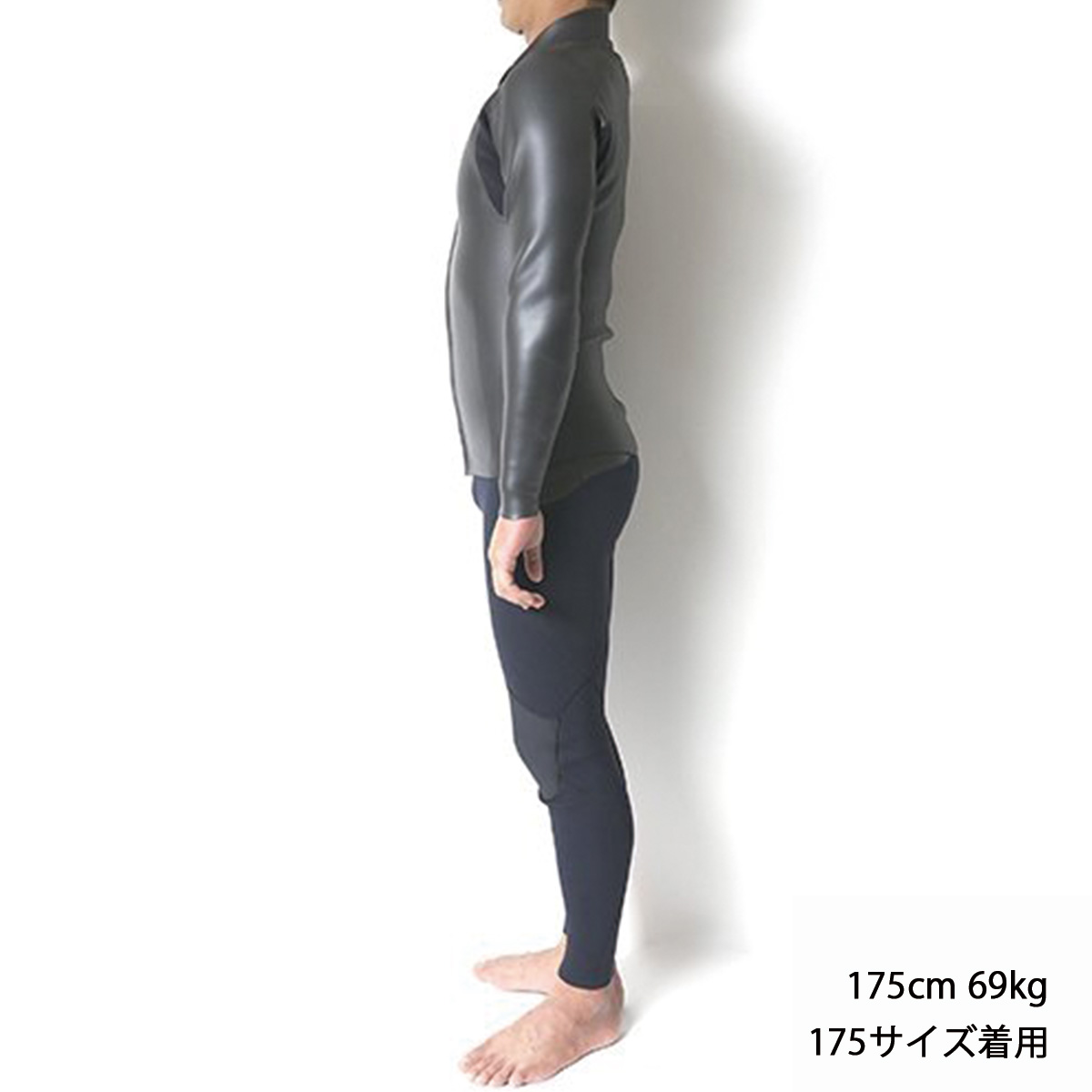 CRAFTSMAN WETSUITS ウェットスーツ 長袖 タッパー ロングスリーブジャケット 2mm フロントジップ フラットスキン ラバー ユニセックス 日本製 サーフィン 春夏秋用